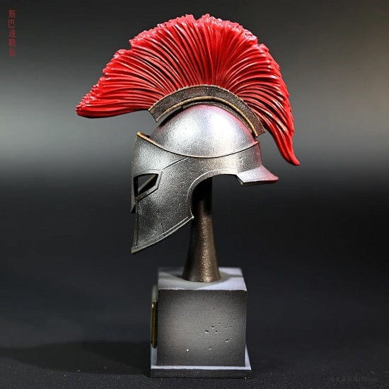 ALDO Arts & Entertainment > Hobbies & Creative Arts > Collectibles > Scale Models Ancient Spartan Soldier Helmet Desktop Statue