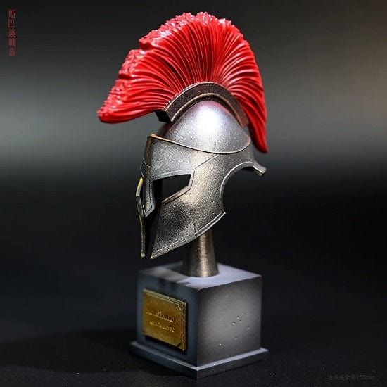 ALDO Arts & Entertainment > Hobbies & Creative Arts > Collectibles > Scale Models Ancient Spartan Soldier Helmet Desktop Statue