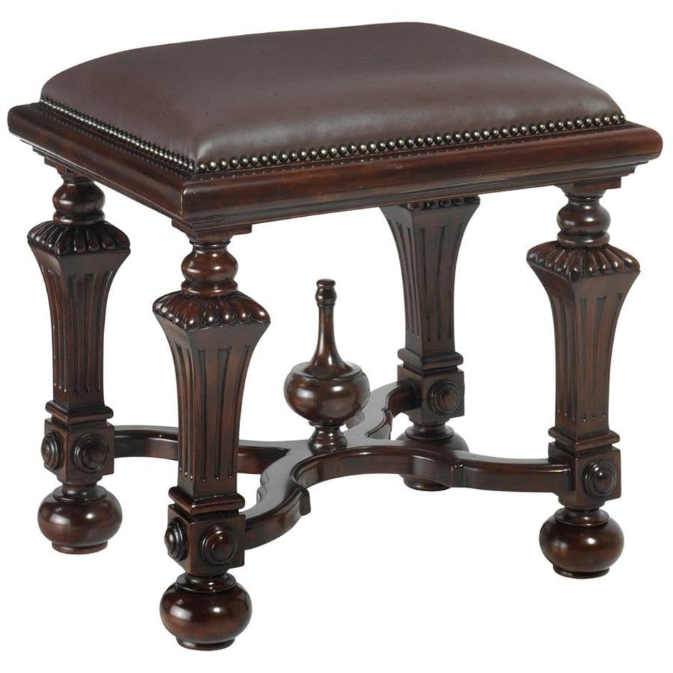 ALDO Chairs > Arm Chairs 22"Wx18"Dx21"H. / NEW / wood Victorian Style Lord Cumberland's Hand Carved Mahogany Throne Chair and Foot Stool