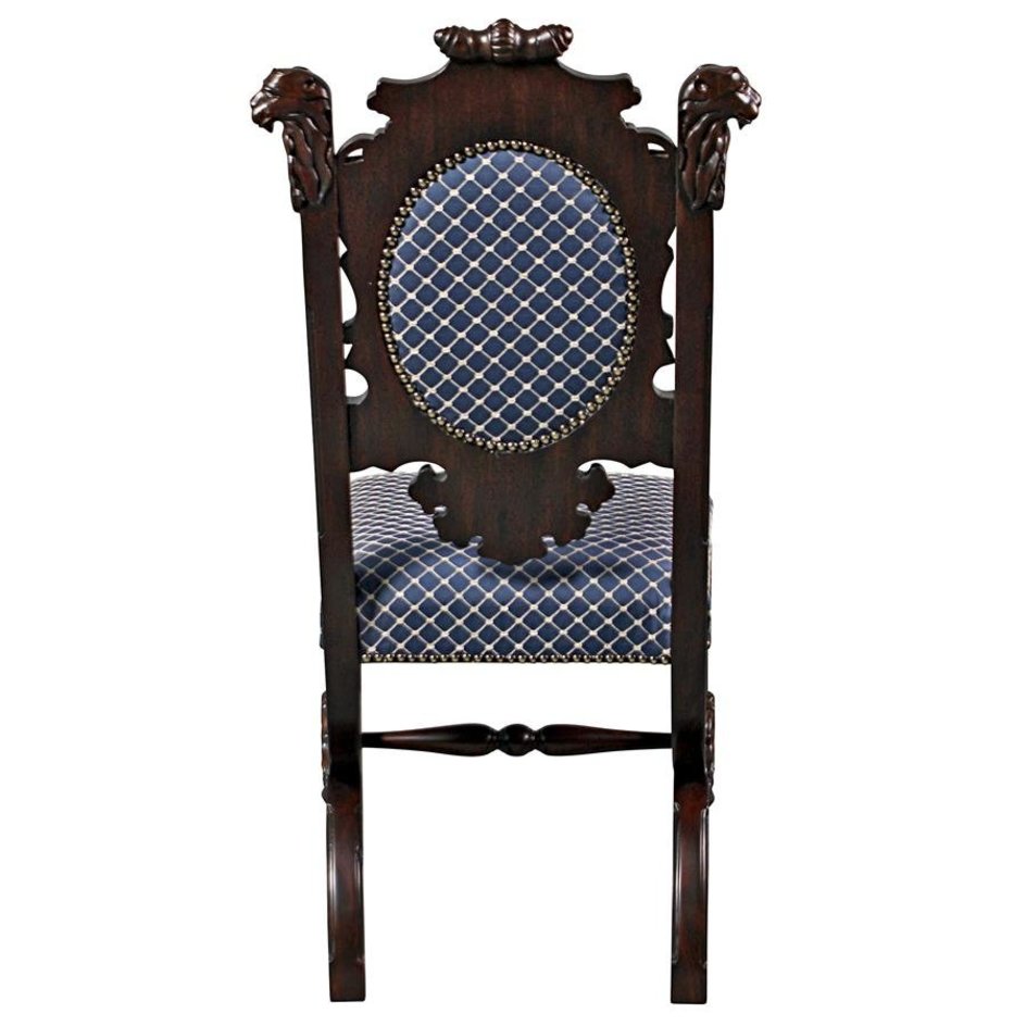 ALDO Chairs Medieval Gothic English Style Hand Carved Mahogany Dining Chair