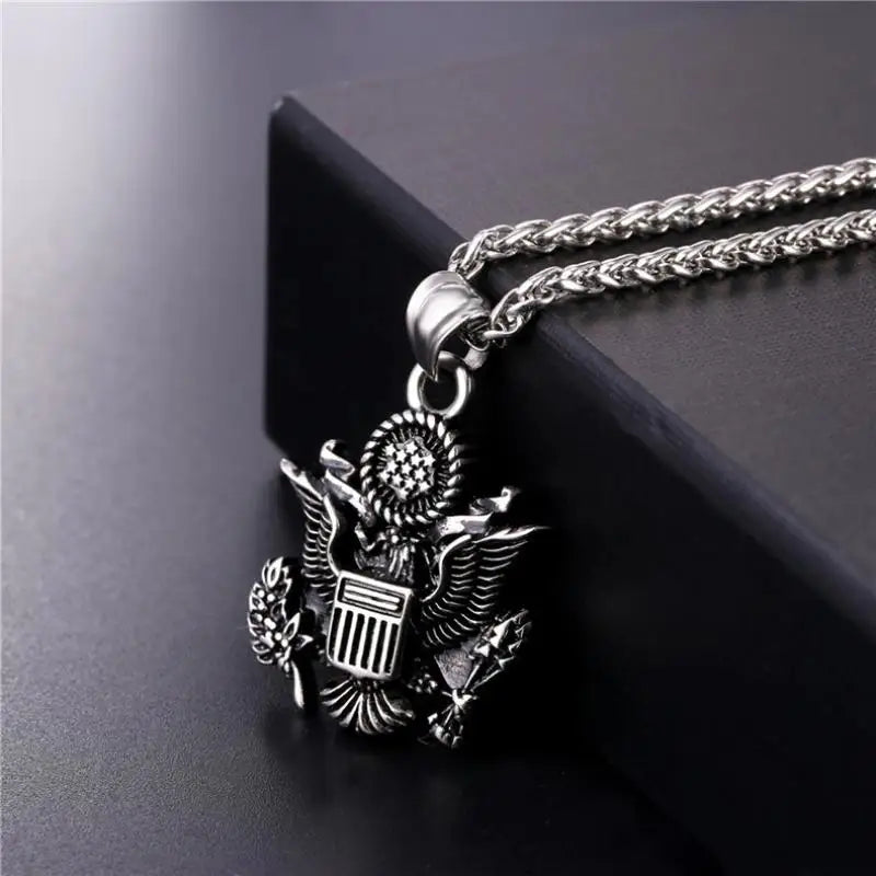 ALDO Clothing Accessories > Sunglasses American National Emblem Proud To Be An American Independence Day Handcrafted Pendant Necklace