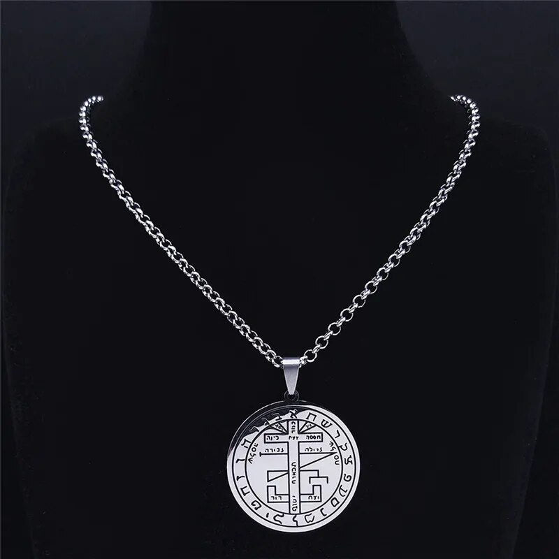 ALDO Clothing Accessories > Sunglasses King Solomon Seal Pendant Necklass Hexagram Tree of Life Ten Sephiroth For Good Health,Fortune and Prosperity