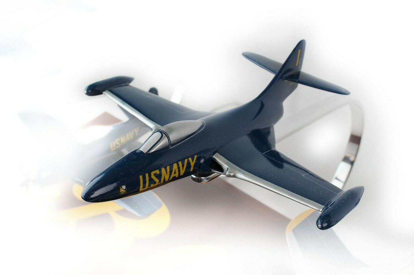 ALDO Creative Arts Collectibles Scale Model 36.00" x 13.00" x 13.00" / NEW / wood Airplane USAF Blue Angels Flight Demonstration Squadron Wood Model 8 Planes Set Collection