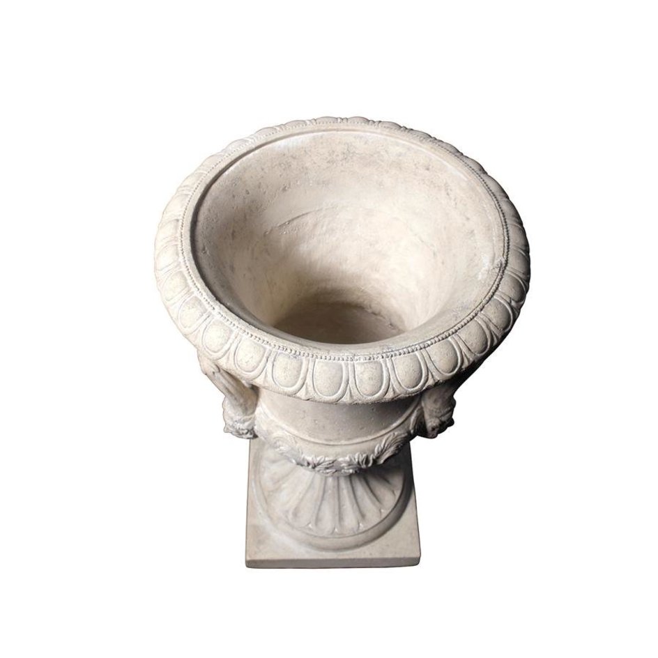 ALDO Creative Arts >Pottery 17.5"Wx17.5"Dx25.5"H / new / resin Italian Medici Style Greenman Architectural Garden Urn Planters Statue