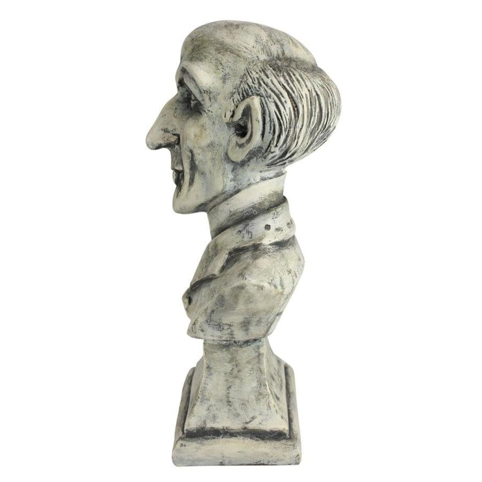 ALDO Décor>Artwork>Sculptures & Statues 5.5"Wx4"Dx11.5"H / NEW / resin Vampire Dracula Halloween Sculptural Bust