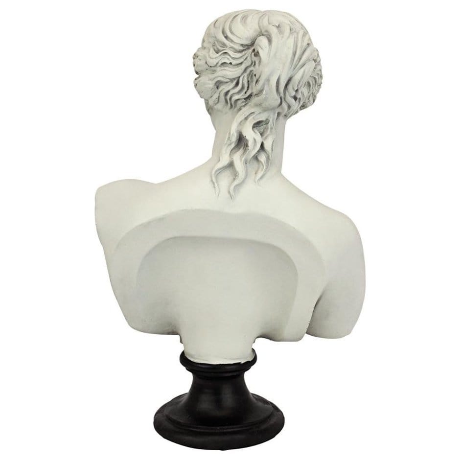 ALDO Décor>Artwork>Sculptures & Statues 7.5"Wx4"Dx12"H / NEW / resin Roman Venus de Milo Goddess of Love Statue Sculptural Bust By artist Alexandros of Antioch