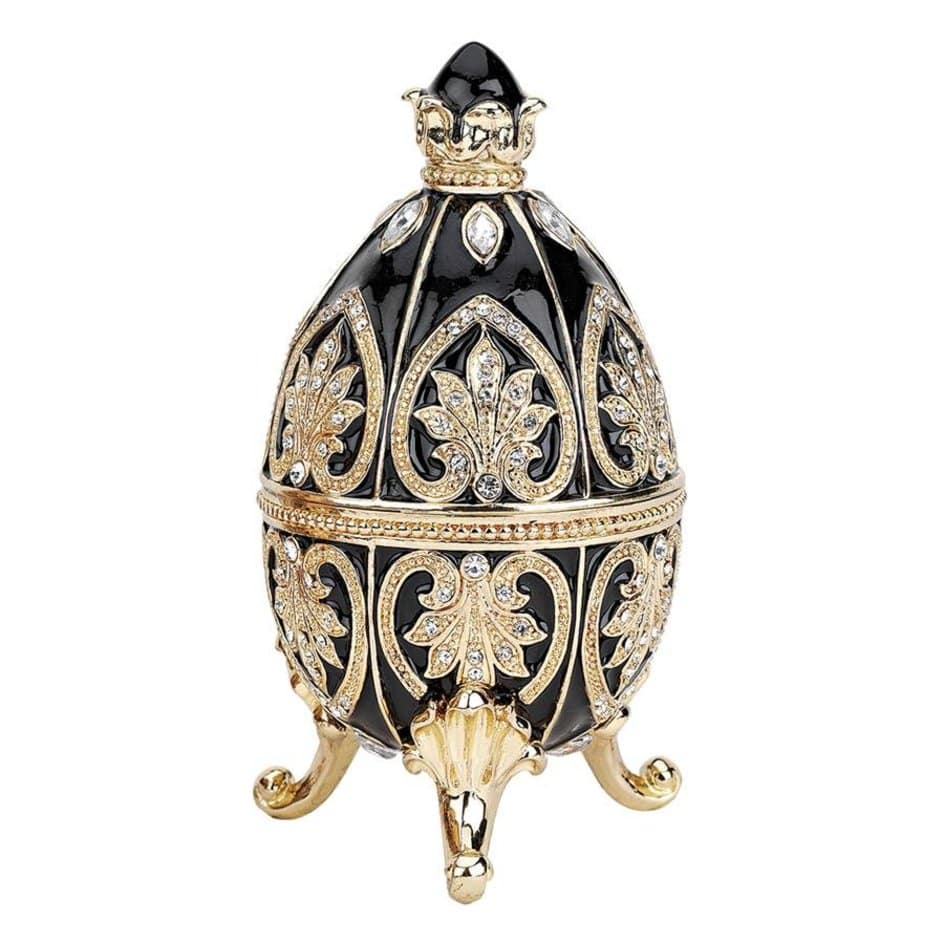 ALDO Decor > Artwork > Sculptures & Statues Imperial Romanov Style Easter Enameled Eggs Alexander Palace Collection Set