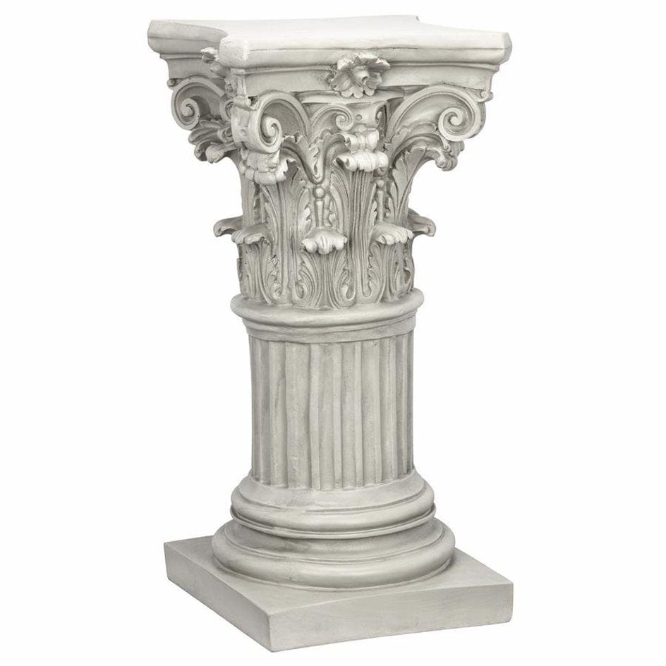 ALDO Décor>Artwork>Sculptures & Statues Roman Emperor Marcus Aurelius Caracalla Sculptural Bust On Corinthian Pedestal