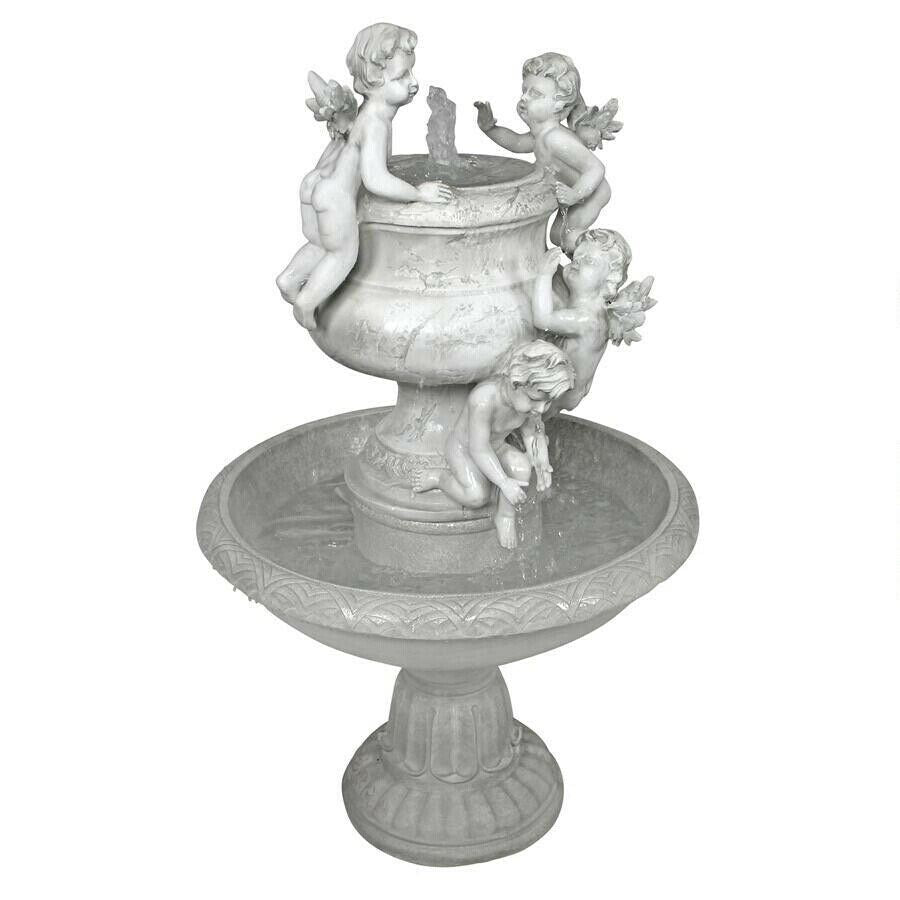 ALDO Decor > Fountains & Ponds French Style Angels at Play Sculptural Garden Fountain