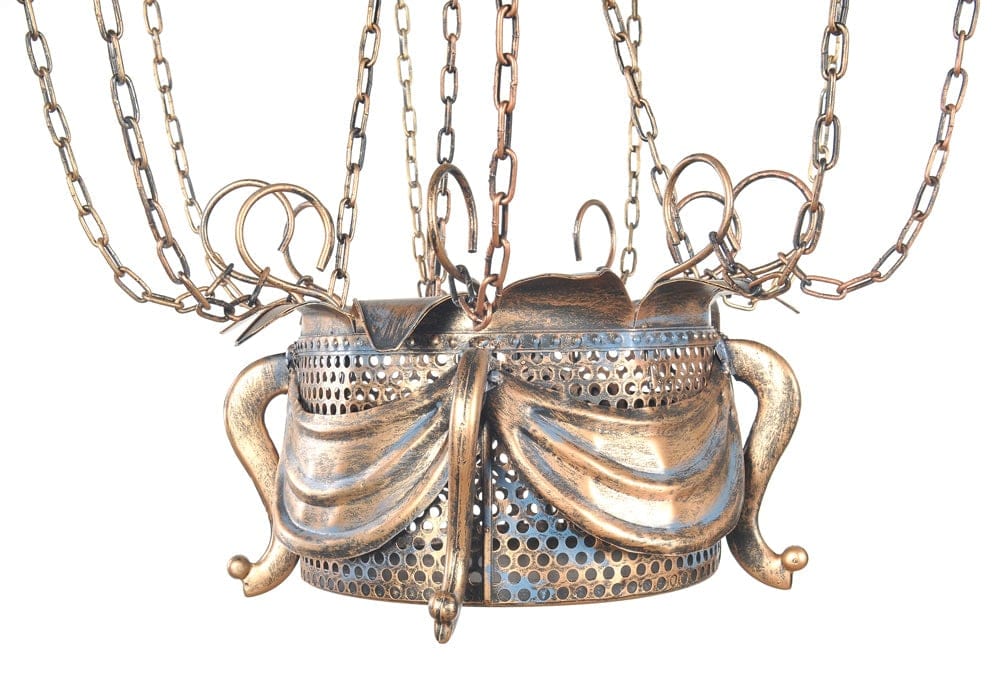 ALDO Décor>Lighting > Lamps L: 23 W: 23 H: 41 Inches / NEW / iron Vintage Hot Air Balloon Pendant Ceiling lamp Chandelier