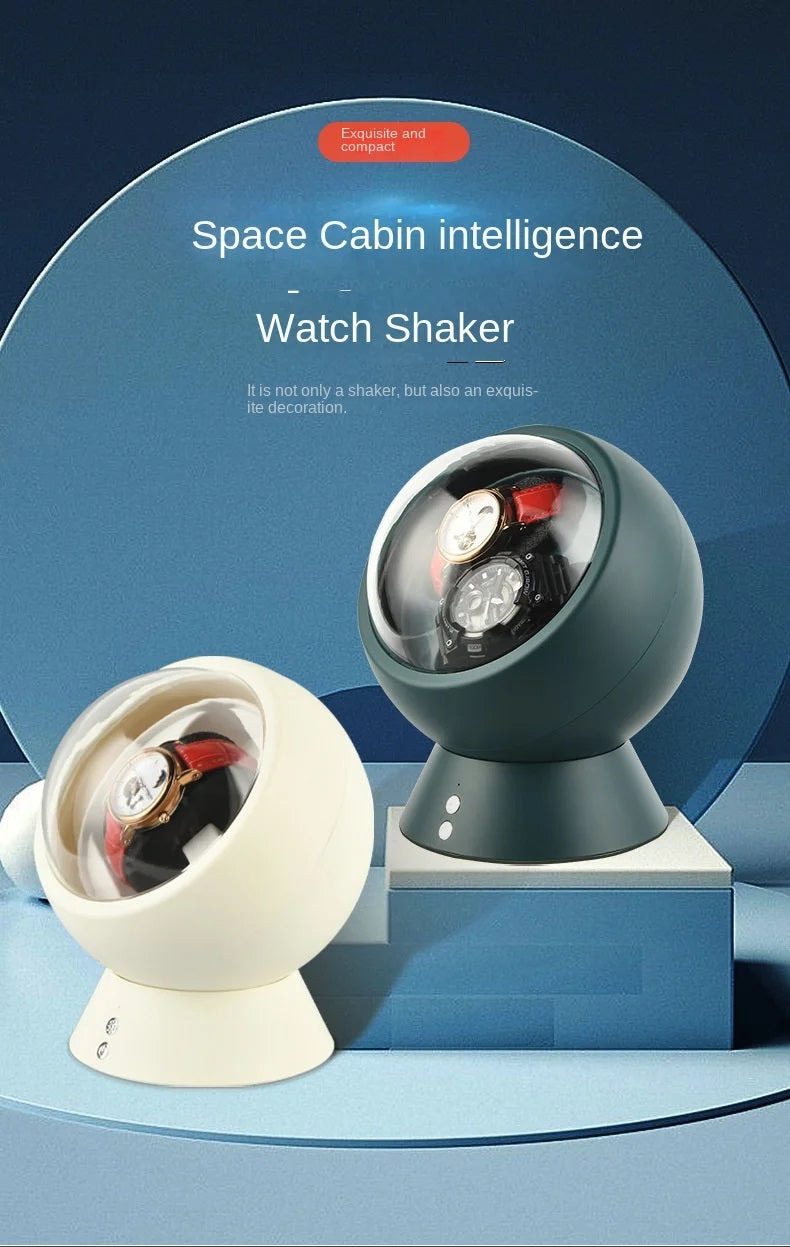 ALDO Décor > Watches Luxury Automatic Space Age Double Watch Winder Fine Stand Case LED and With USB Power Adapter