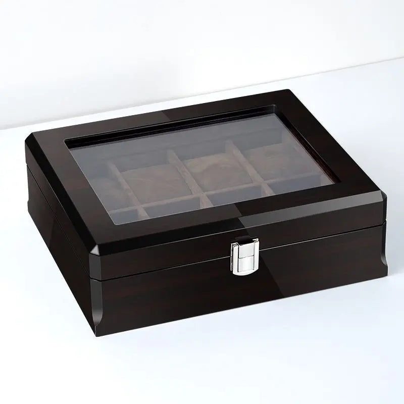 ALDO Décor > Watches Luxury Wood Piano Finished Watch Case Box Organizer