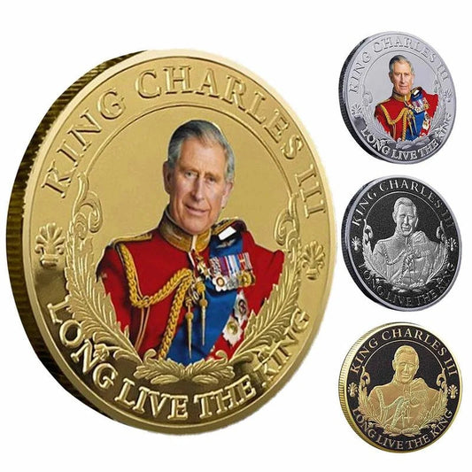 ALDO Hobbies & Creative Arts > Collectibles > Collectible Coins & Currency Legacy of King of United Kingdom Charles III Coronation Collectible Metal Commemorative Coin