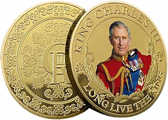 ALDO Hobbies & Creative Arts > Collectibles > Collectible Coins & Currency Legacy of King of United Kingdom Charles III Coronation Collectible Metal Commemorative Coin