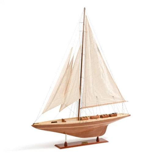 ALDO Hobbies & Creative Arts> Collectibles> Scale Model America's Cup Endeavor J Class Sailboat Small Wood Model Yacht by Authentic Models