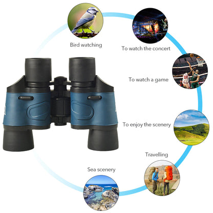 ALDO > Hobbies & Creative Arts> Collectibles> Scale Model APEXEL Professional Powerful Marine and Hunting Binoculars 60X60 Optics Telescope With Low Light Night Vision.