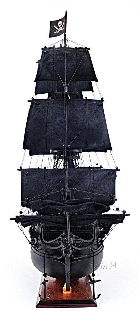 ALDO Hobbies & Creative Arts> Collectibles> Scale Model L: 28 W: 8 H: 24 Inches / NEW / Wood Black Pearl Pirates Flying Dutchman of The Caribbean Medium Tall Ship Wood Model Sailboat Assembled