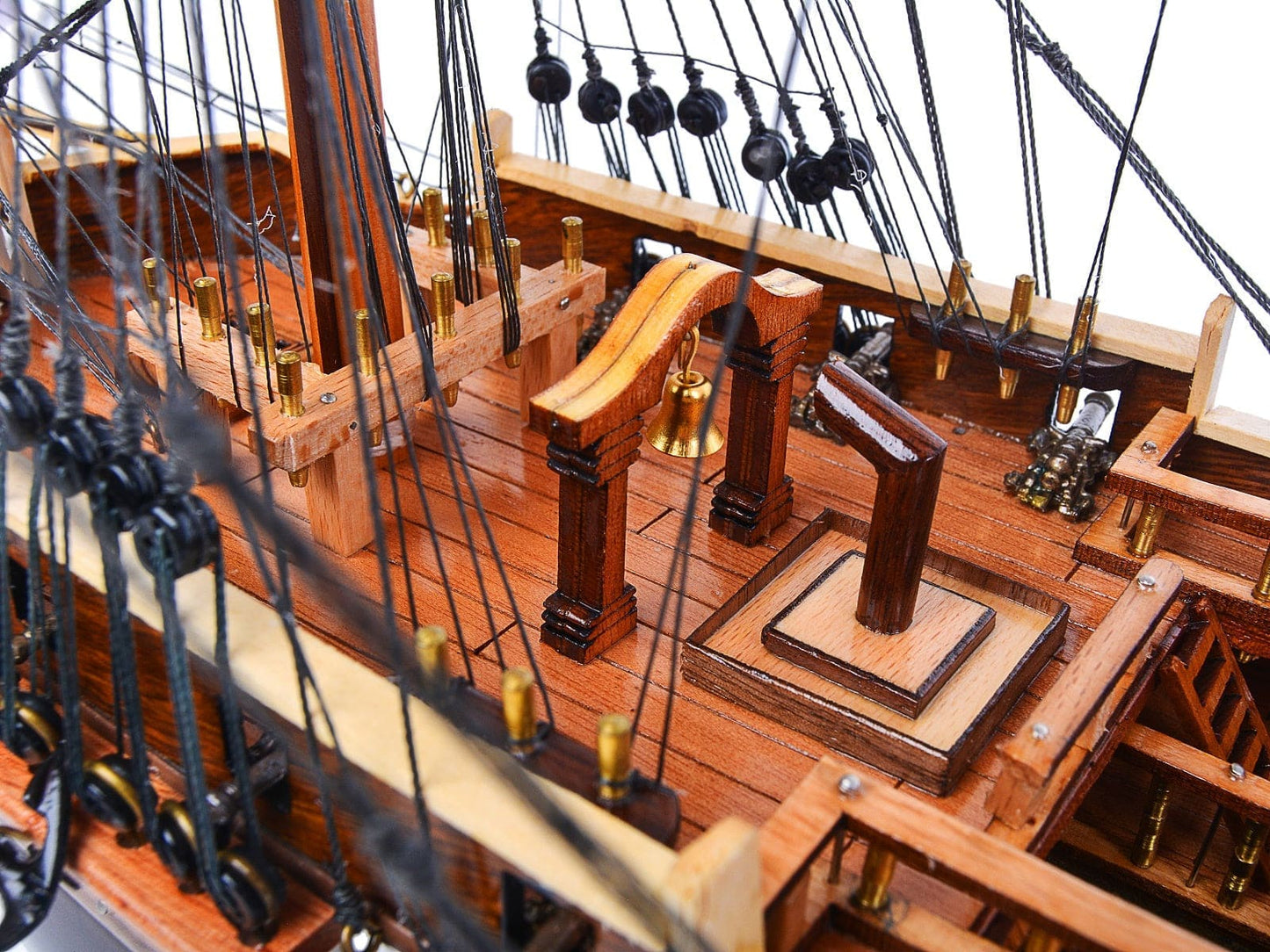 ALDO Hobbies & Creative Arts> Collectibles> Scale Model L: 29 W: 9.25 H: 26 Inches / NEW / Wood U.S.S. Constellation United States Navy Tall War Ship Medium Exclusive Edition Wood Model Sailboat Assembled