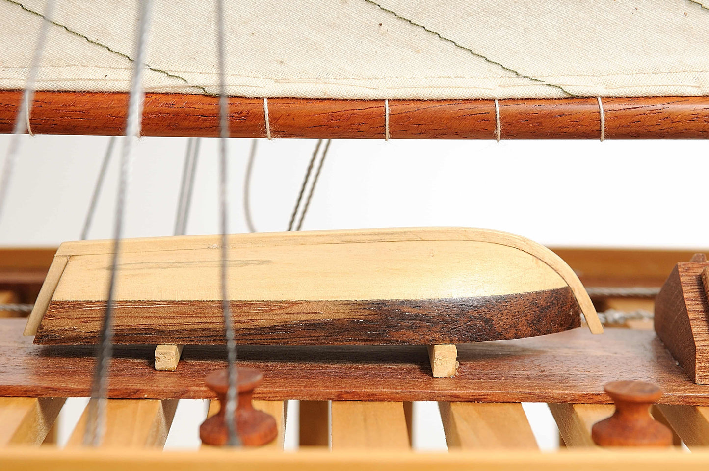 ALDO Hobbies & Creative Arts> Collectibles> Scale Model L: 38 W: 7 H: 46 Inches / NEW / Wood America's Cup Shamrock V is the J Class Classic Sailing Yacht Open Hull Medium Wood Model