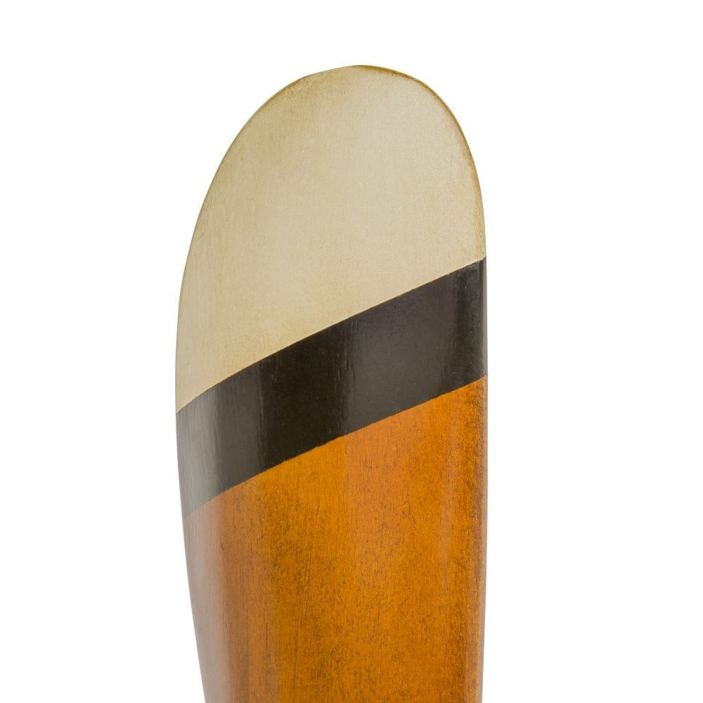 ALDO Hobbies & Creative Arts > Collectibles > Scale Models Vintage Black and Ivory Biplane Propeller Small Wood Model