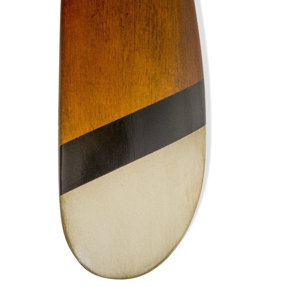 ALDO Hobbies & Creative Arts > Collectibles > Scale Models Vintage Black and Ivory Biplane Propeller Small Wood Model