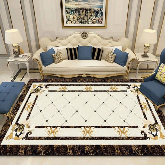 ALDO Home & Kitchen>Area Rugs>Carpet 2.6 feet Wide x 4 feet Long / Polyester / Multicolor Versailles Palace Style Luxury Non-Slip Rug Carpet