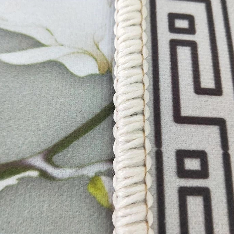 ALDO Home & Kitchen>Area Rugs>Carpet European Design Royal Gray and Gold Luxury Non-Slip Rug Carpet
