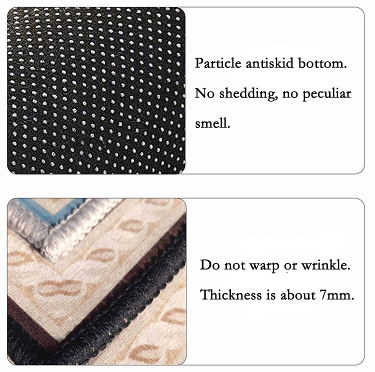 ALDO Home & Kitchen>Area Rugs>Carpet European Design Versailles Palace Stylw Rose Garden Luxury Non-Slip Rug Carpet