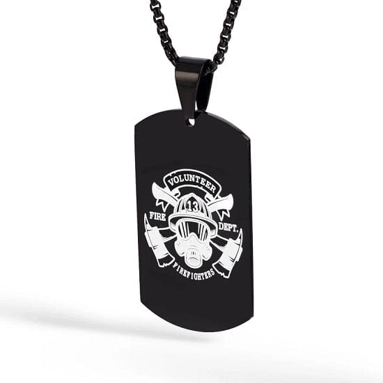 ALDO Jewelry American Unique Black United States Military Pendant Necklasses