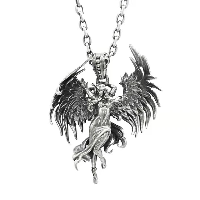 ALDO Jewelry Guardian Angel Wing Pendant Necklace for Safety and Protection