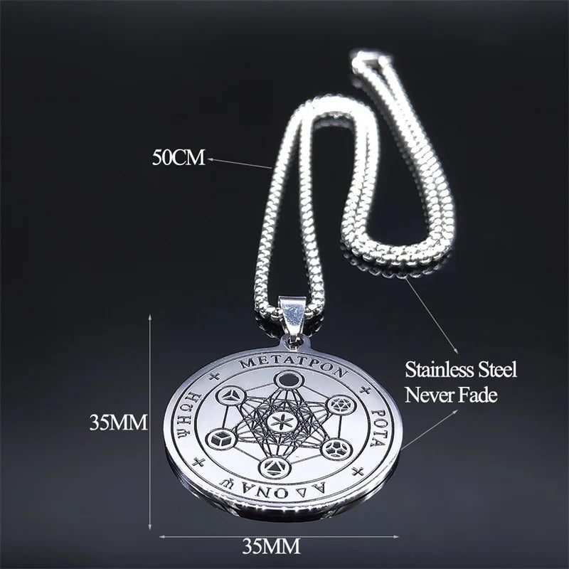 ALDO Jewelry Kabbalah Talisman Tree of Life  Amulet Pentacle Pendant for Grat Protection and Success in Your Life