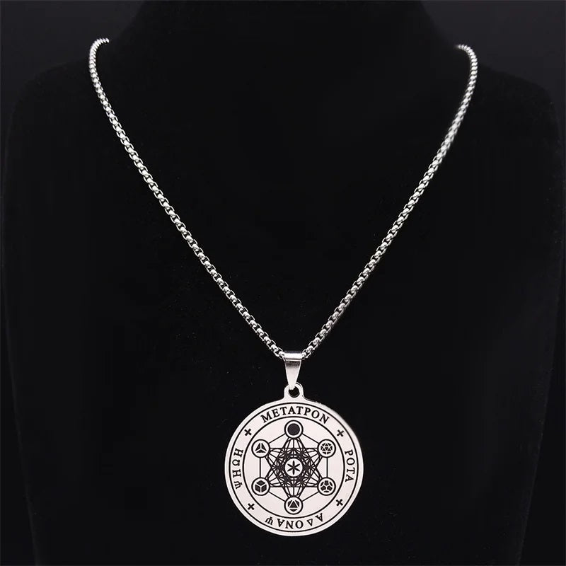 ALDO Jewelry Kabbalah Talisman Tree of Life  Amulet Pentacle Pendant for Grat Protection and Success in Your Life