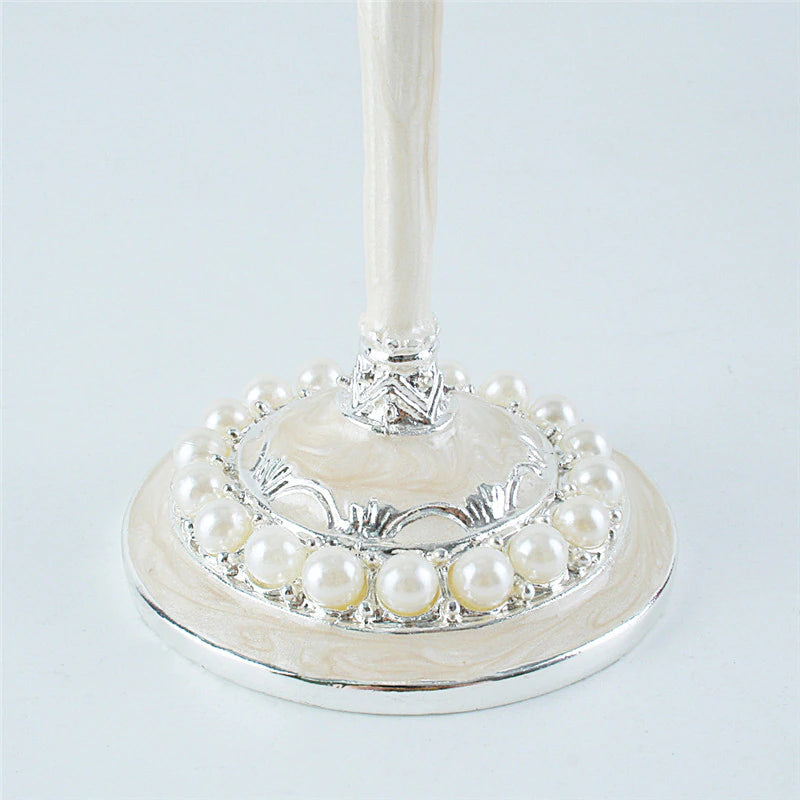 ALDO Kitchen & Dining > Tableware > Drinkware Exquisite Unique Custom Made Swan Wedding Led Free Crystal Champagne Wine Glasses Set of Two