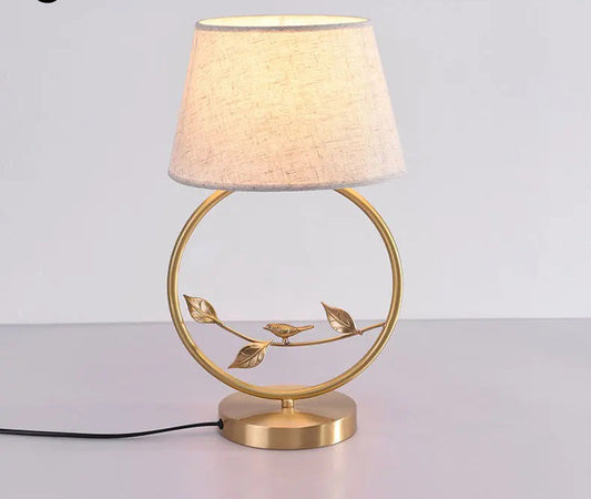 ALDO Lamps> Lighting & Ceiling Fans warm light Modern Table LED Lamp Made of Genuine Real Copper Will Not Rust and Is Durable