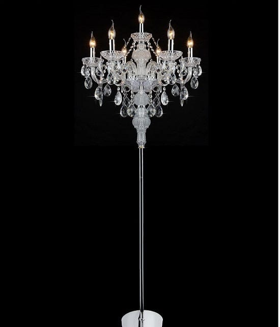 ALDO Lighting > Lamps Crystal Large Sculptural Floor Lamp