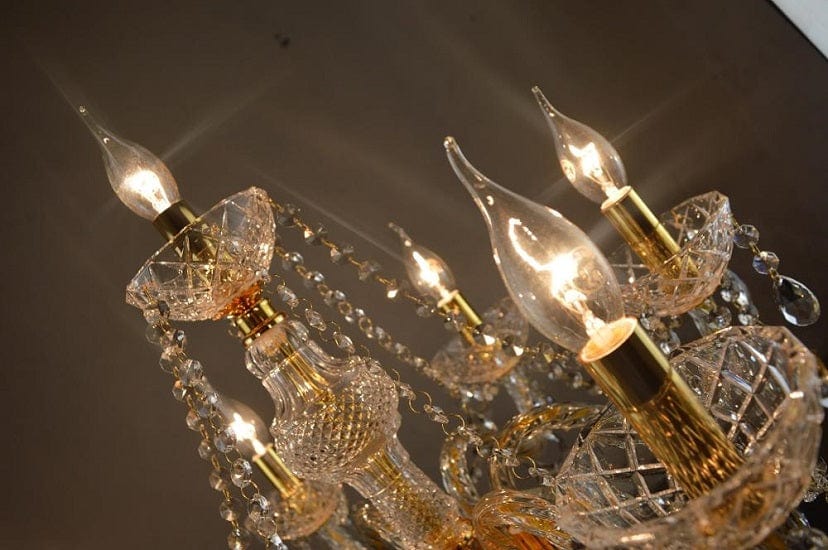 ALDO Lighting > Lamps Crystal Large Sculptural Floor Lamp
