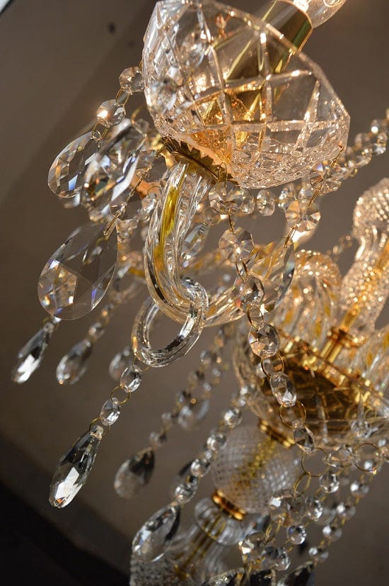 ALDO Lighting > Lamps Crystal Large Sculptural Floor Lamp