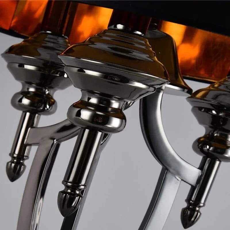 ALDO Lighting > Lamps Versace Style Fabric Lampshade Large Floor Lamp