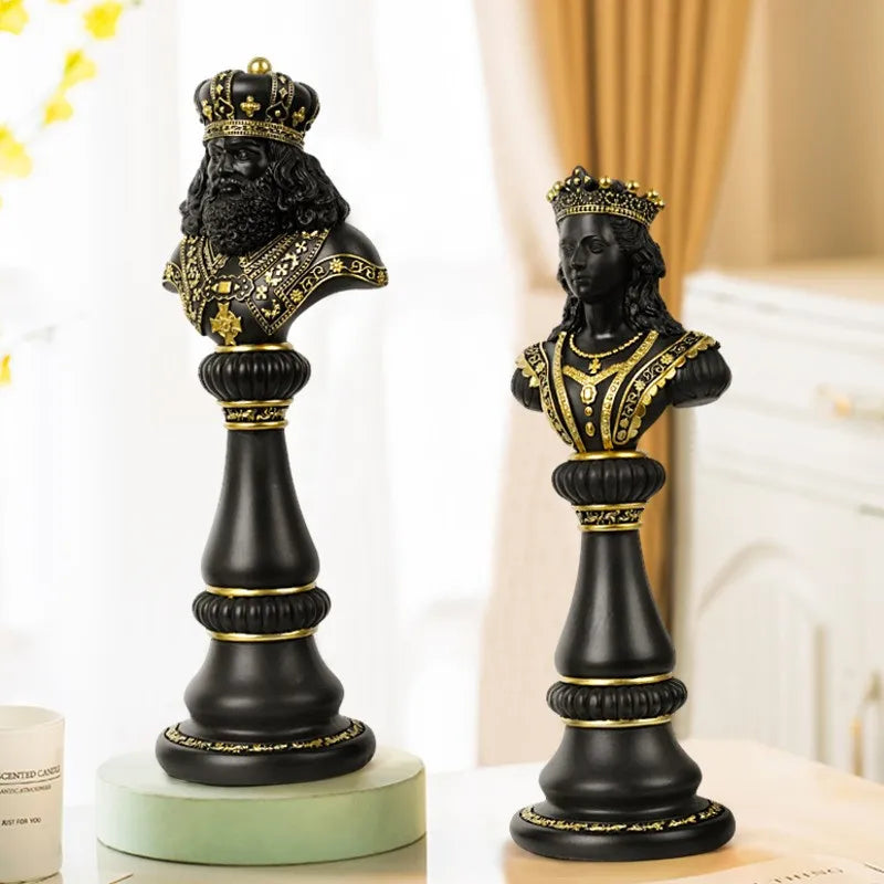 ALDO Party & Celebration > Party Supplies > Party Games B Chess Decoration Collection Statues of Black and White King Knight and  Queen