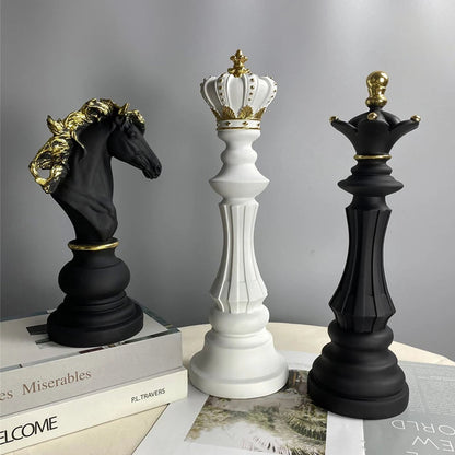 ALDO Party & Celebration > Party Supplies > Party Games F Chess Decoration Collection Statues of Black and White King Knight and  Queen