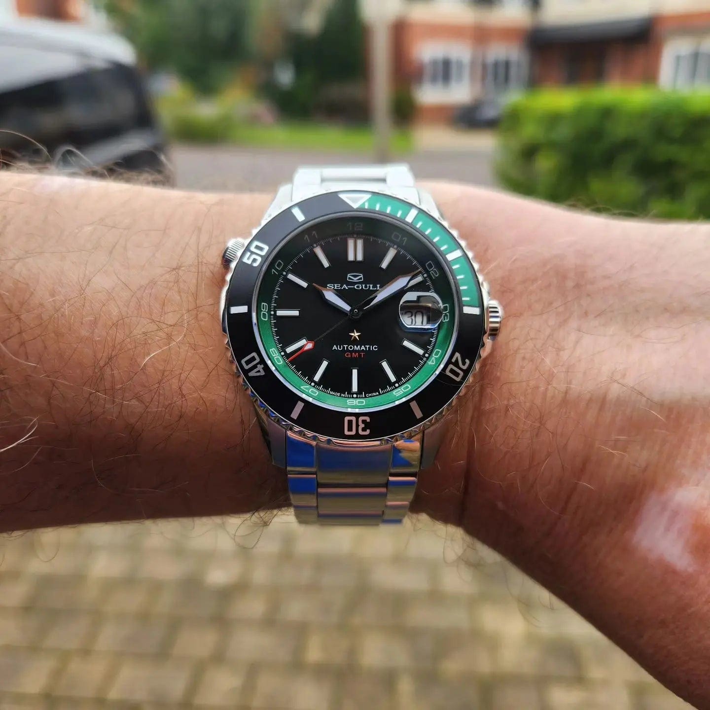 Jaragar Décor > Watches Sea- Gull Original Official World Famous Man's Luxury Ocean Star Dual Time Zone Wristwatch Sport 200 Diving Waterproof Automatic Movement