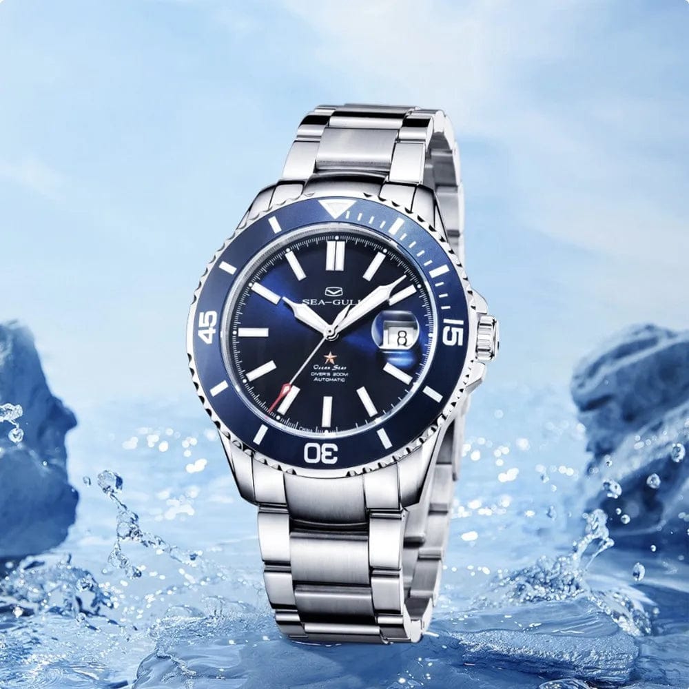 Jaragar Décor > Watches Sea- Gull Original Official World Famouse Man's Luxury Wrist Sport 200m Diving Waterproof Watch Automatic Movement