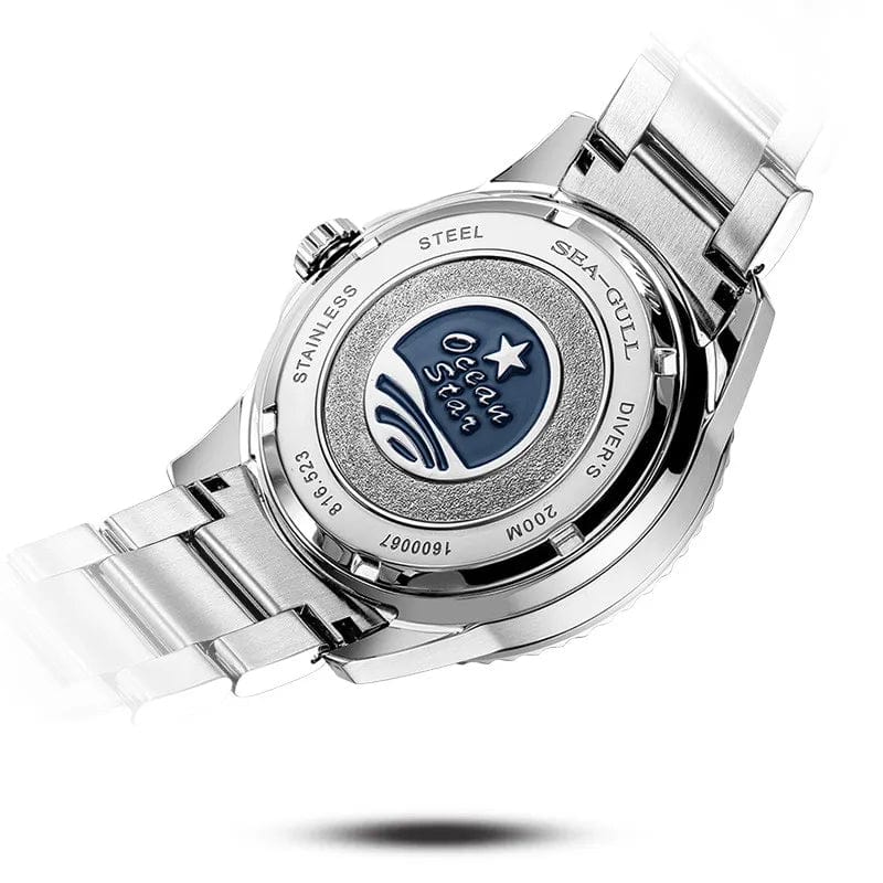 Jaragar Décor > Watches Sea- Gull Original Official World Famouse Man's Luxury Wrist Sport 200m Diving Waterproof Watch Automatic Movement