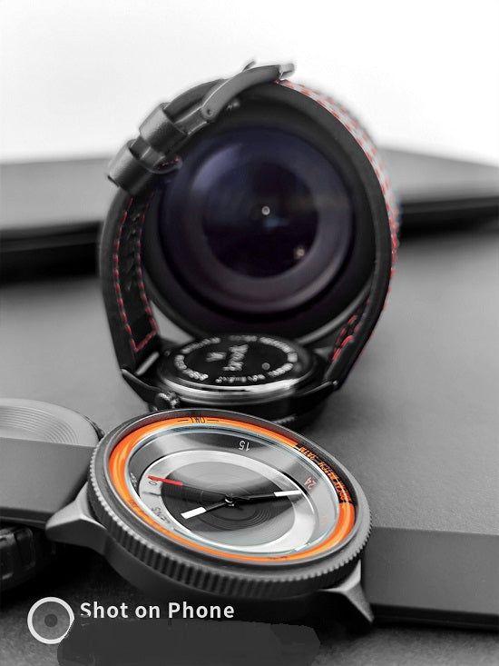 BREAK Black Camera Series Luxury Fashion Casual Stainless Steel Unique Sport 30 Meters Waterproof Quartz Watches for Man