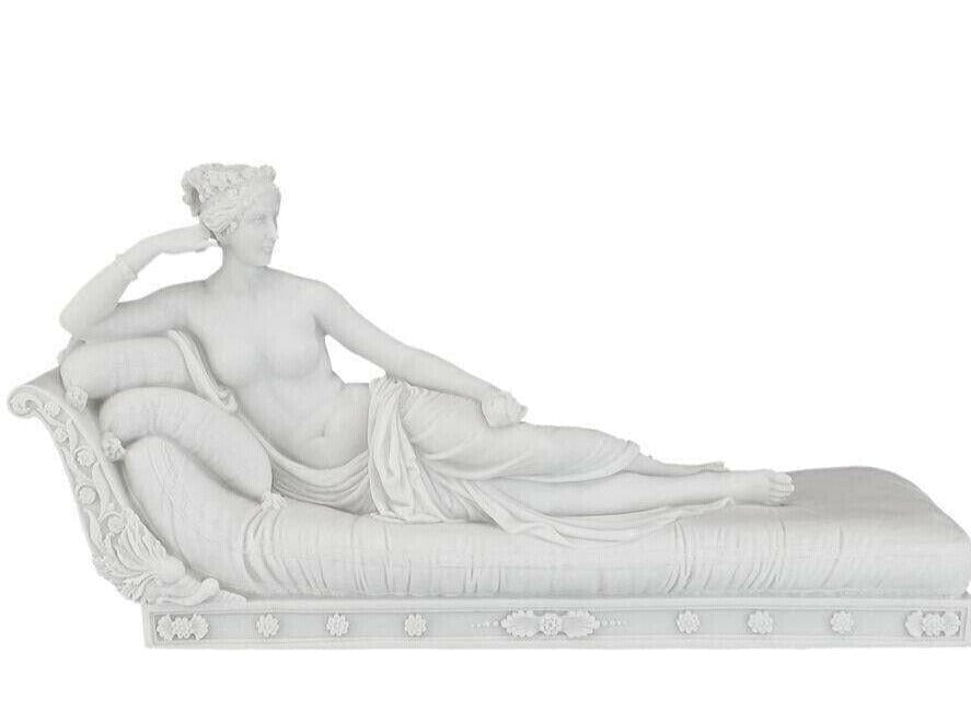 ALDO Artwork >Sculptures & Statues 12½"Wx4½"Dx6½"H. 3 lbs. / NEW / resin Venus Victorious Bonded Marble Statue By Antonio Canova