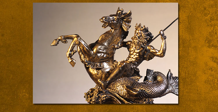 ALDO Artwork Sculptures & Statues Ancient Greek God of The Sea Poseidon Sculpture