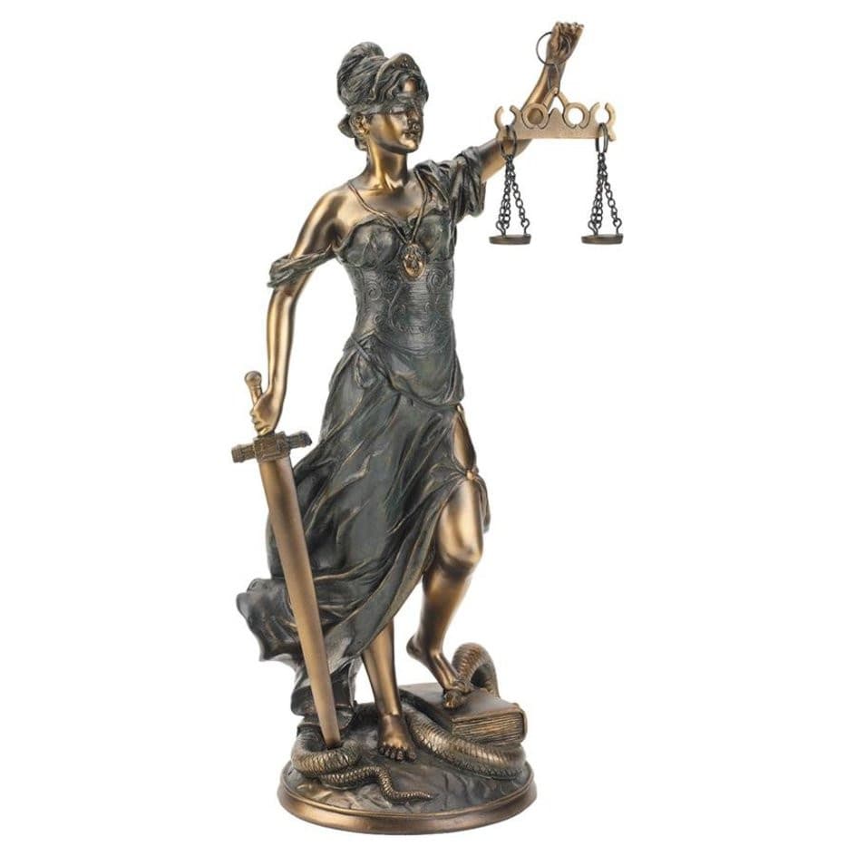 ALDO Artwork Sculptures & Statues Goddess of Justice Themis Desktop Medium Statue