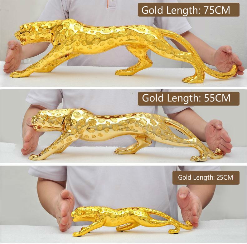 ALDO Artwork Sculptures & Statues Gold and Silver Panther Sculptures