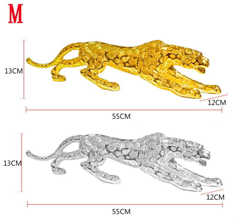 ALDO Artwork Sculptures & Statues Gold and Silver Panther Sculptures