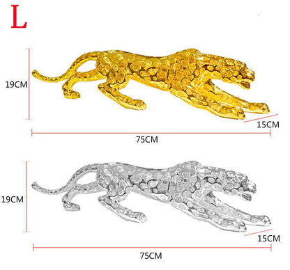 ALDO Artwork Sculptures & Statues Gold and Silver Panther Sculptures